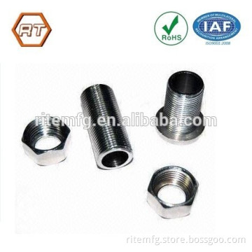 Customized precision aluminum thread hollow screw